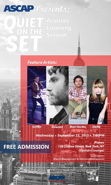 ASCAP Quiet on the Set